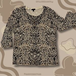 Talbot’s Brown/Cream Cardigan